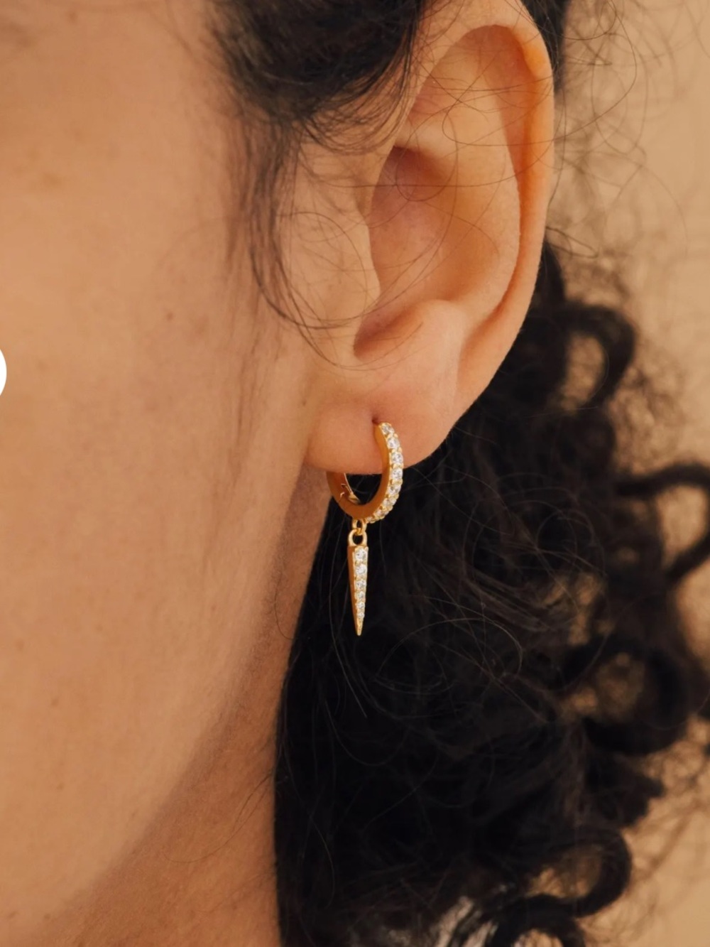diamond dagger earrings